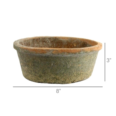 Rustic Terra Cotta Bulb Pot