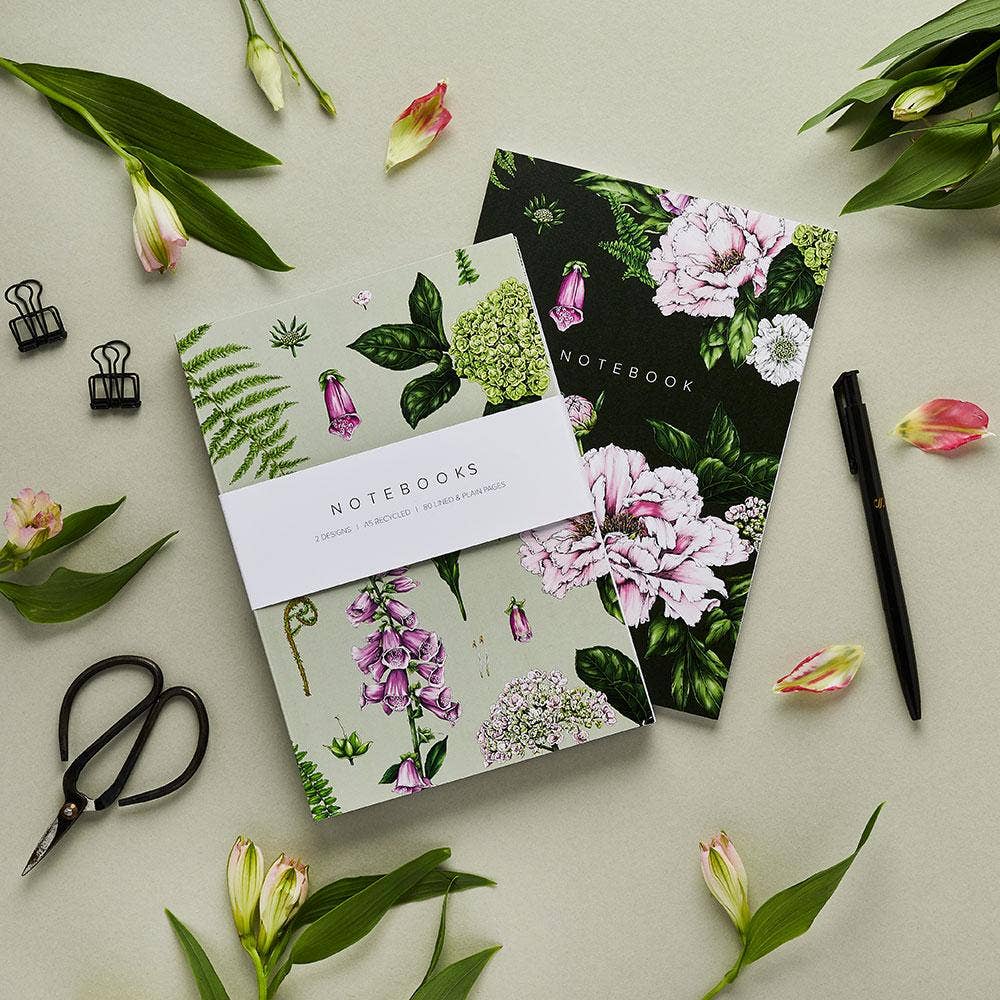 Summer Garden - Pack of 2 A5 Notebooks