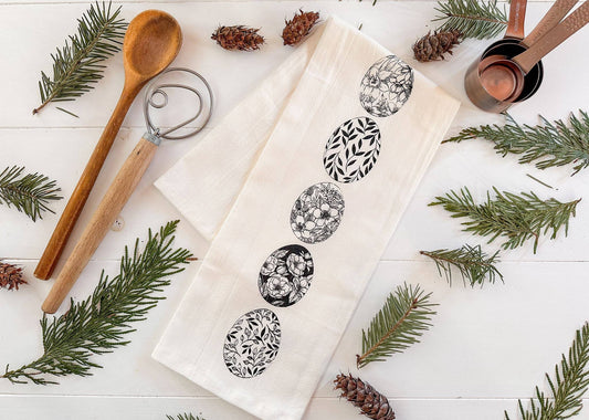 Tea Towel / Easter Egg / Spring / Kitchen Towel