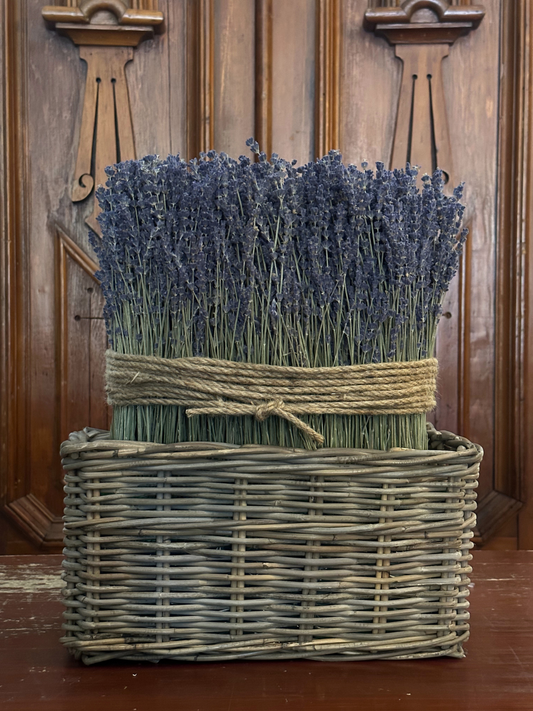 Luxe Dried French Lavender Basket