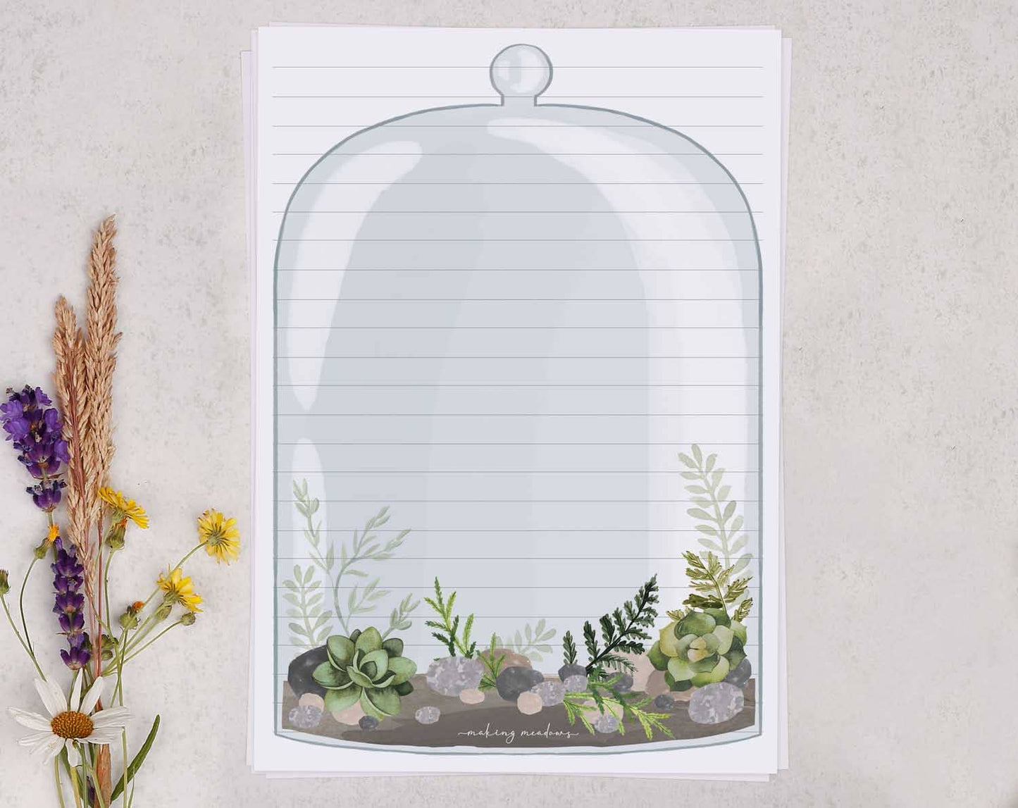 The Terrarium Writing Set