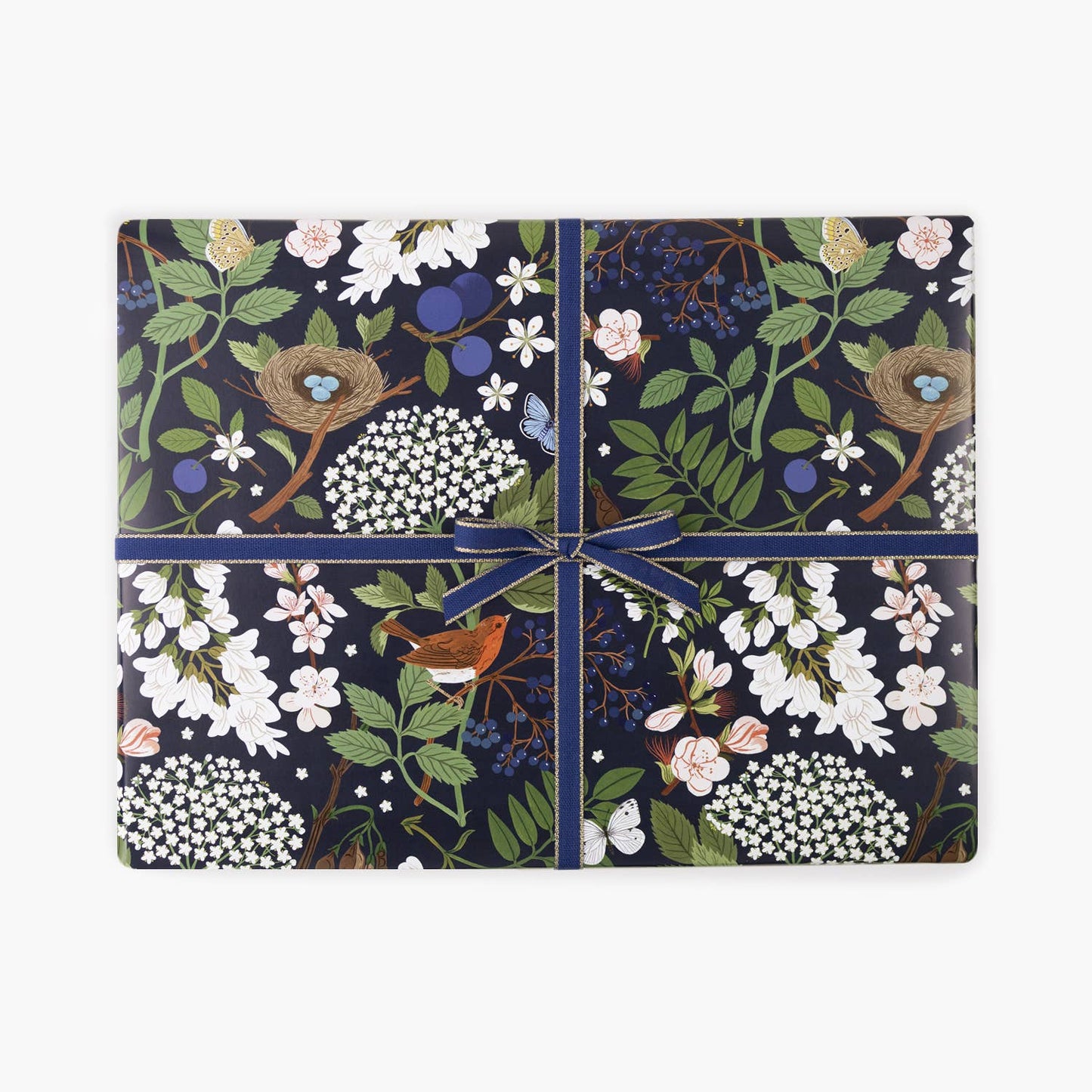 FLOWERING TREES - NIGHT | Double Sided Wrapping Paper