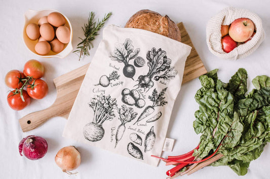 Reusable bag /Root Vegetable Zipper bag/Large