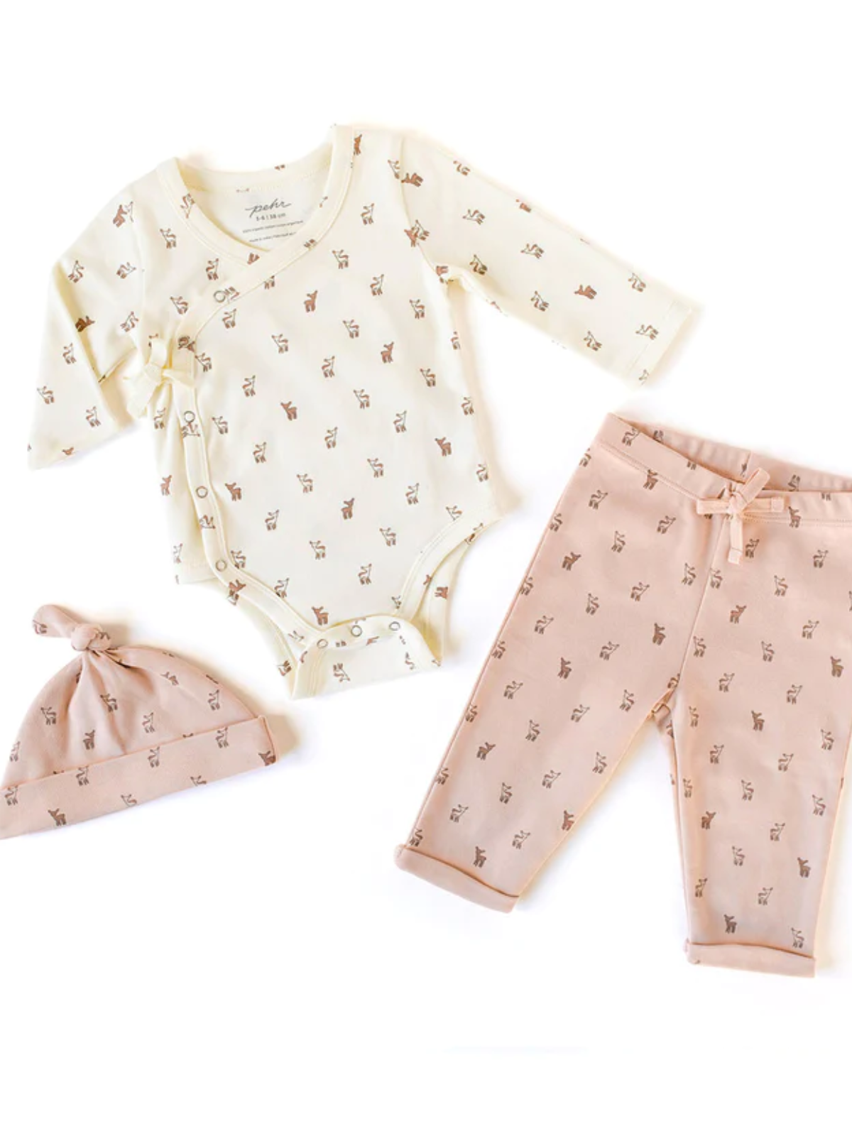 Hatchling Fawn Kimono 3-Piece Set