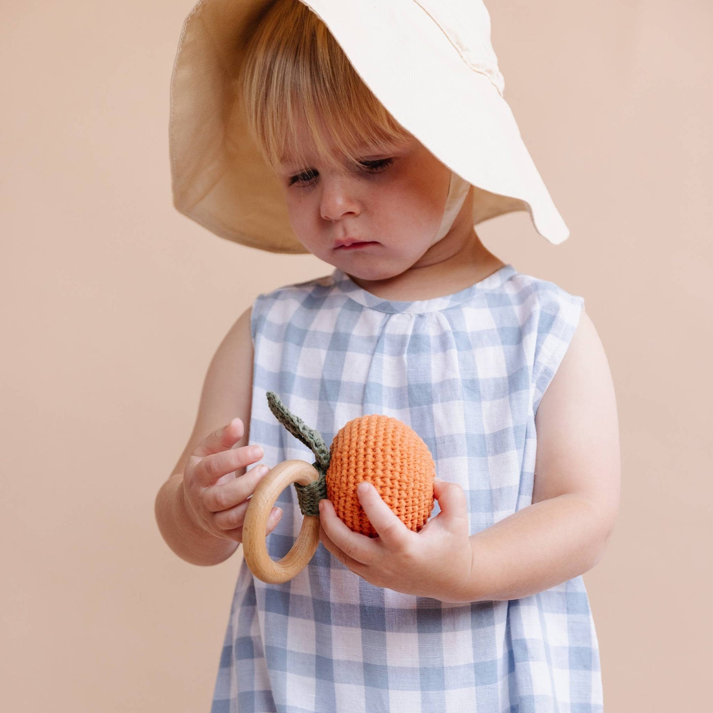 Cotton Crochet Rattle Clementine