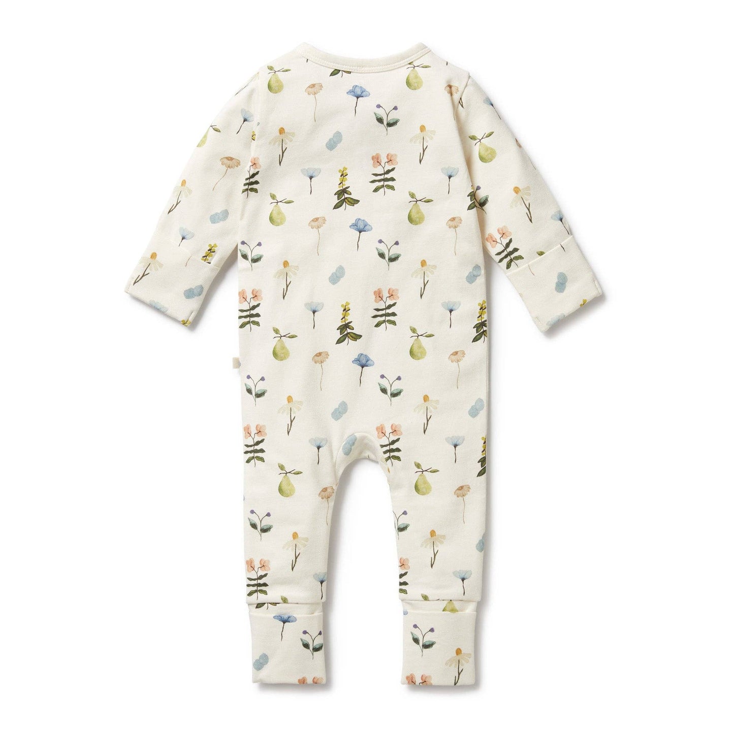 Petit Garden Organic Zipsuit with Feet