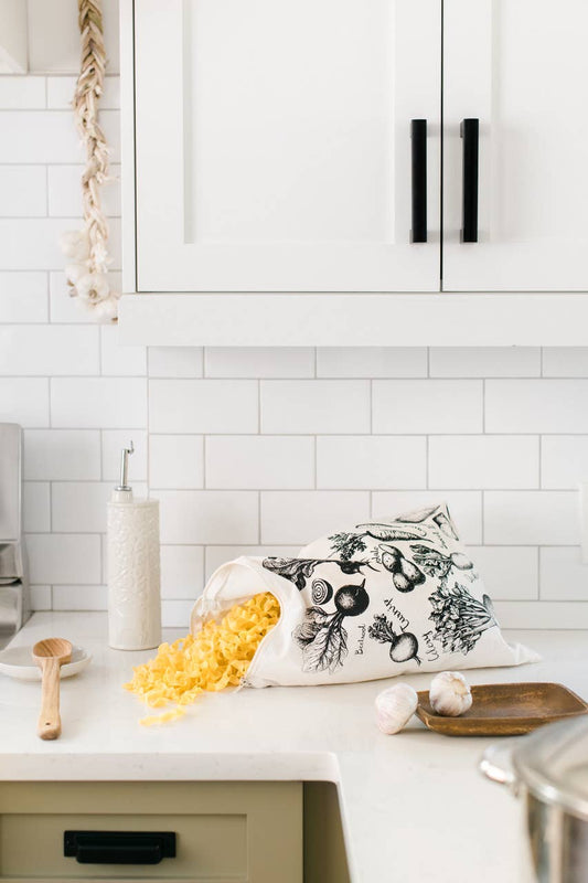 Reusable bag /Root Vegetable Zipper bag/Large