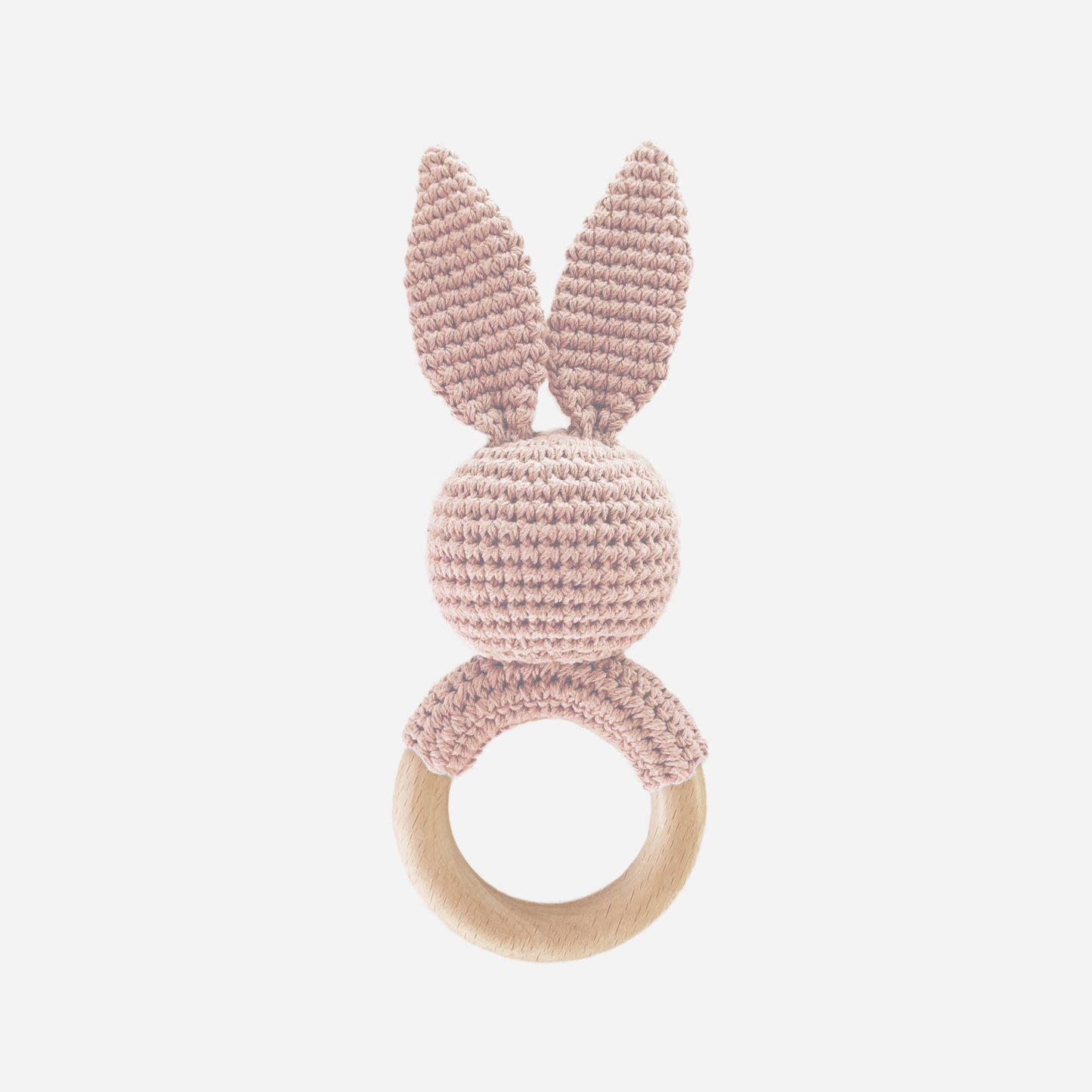 Cotton Crochet Teether Pink Bunny