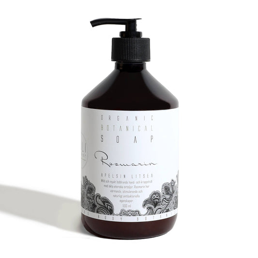 Organic Rosemary, Orange & Litsea Cubeba Liquid Soap