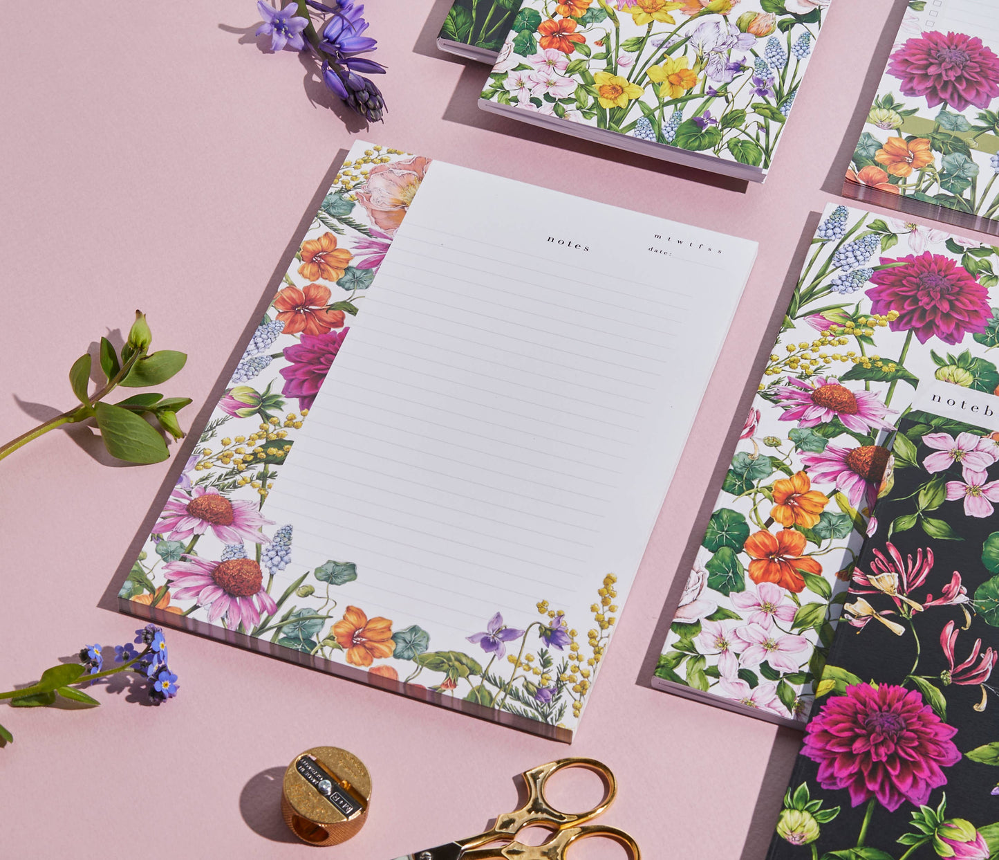 Bountiful Blooms - A5 Notepad