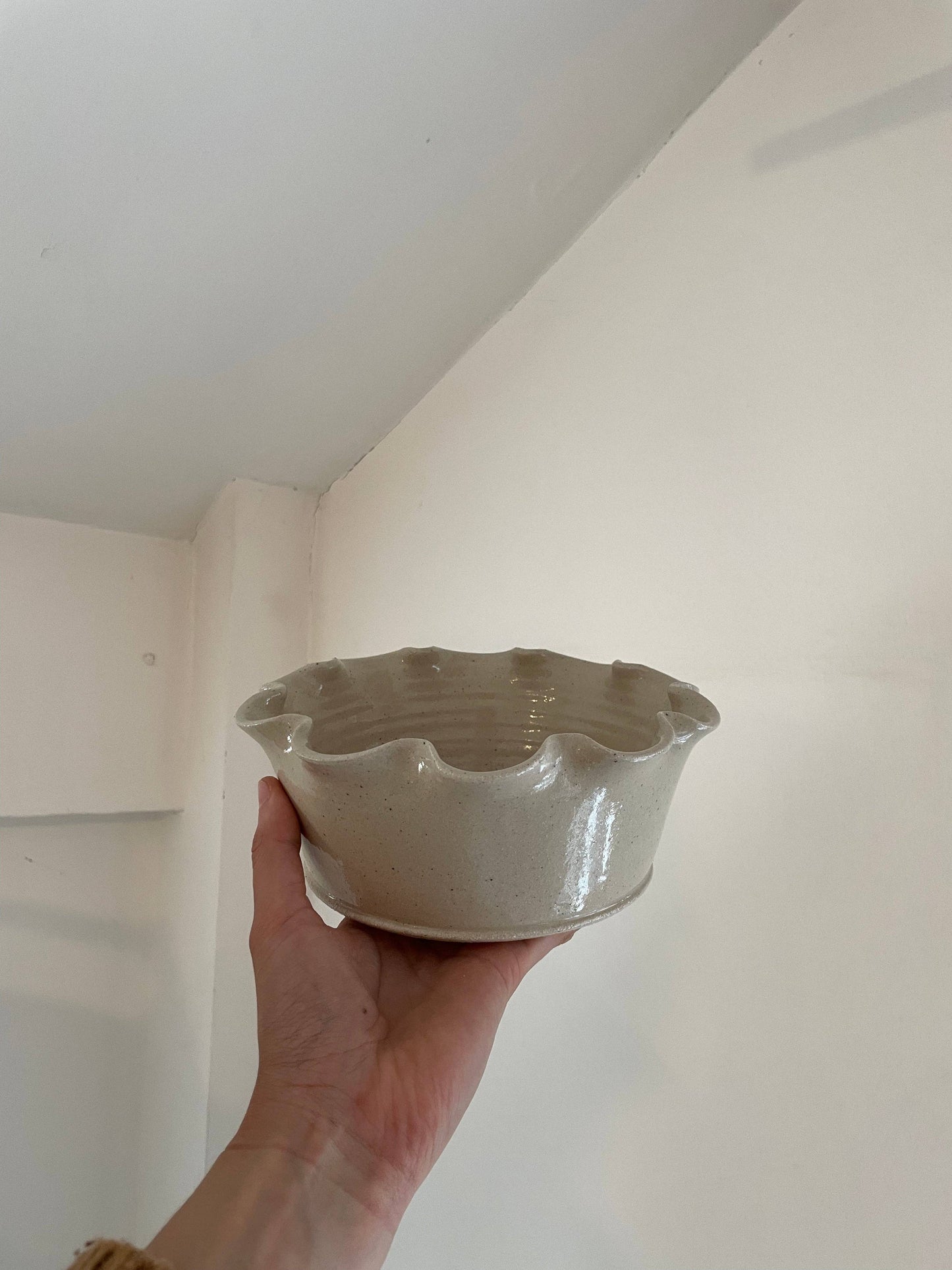 Frilly Dog Bowl