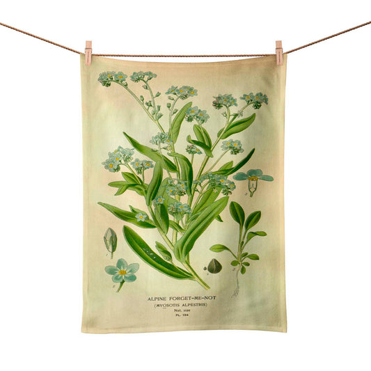 Alpine Forget-Me-Not Tea Towel