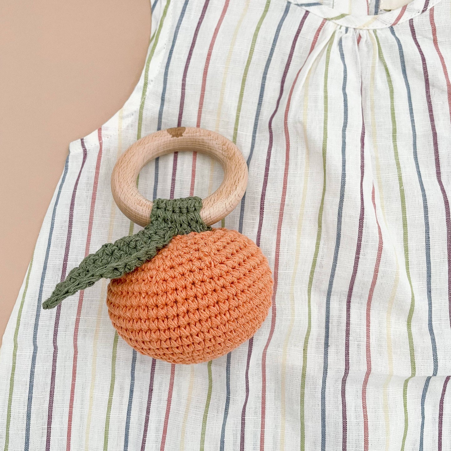 Cotton Crochet Rattle Clementine