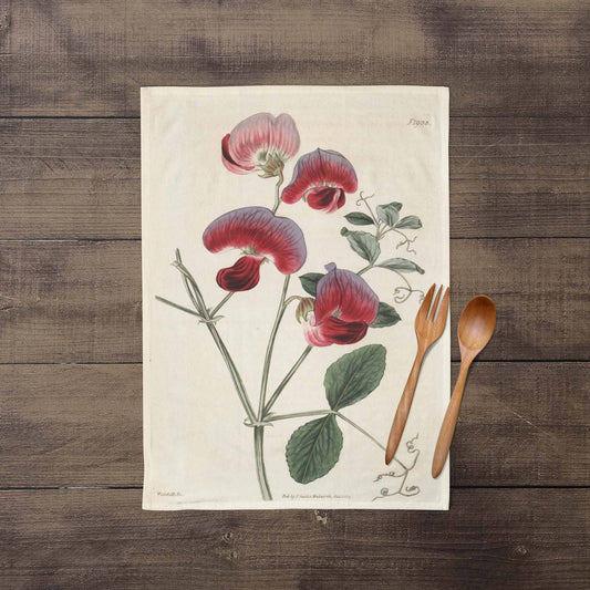 Perennial Sweetpea Tea Towel