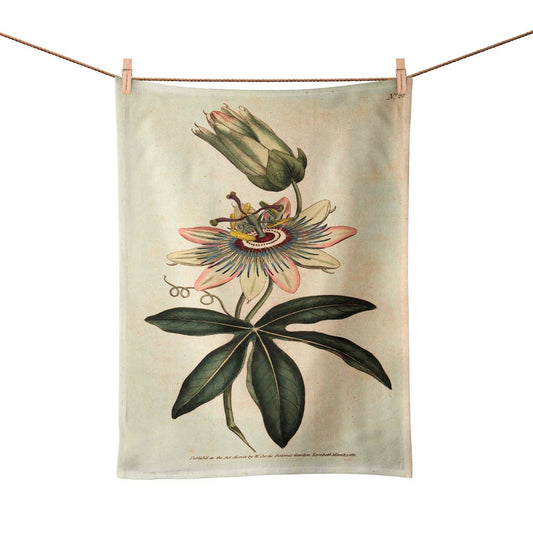 Passionflower Tea Towel