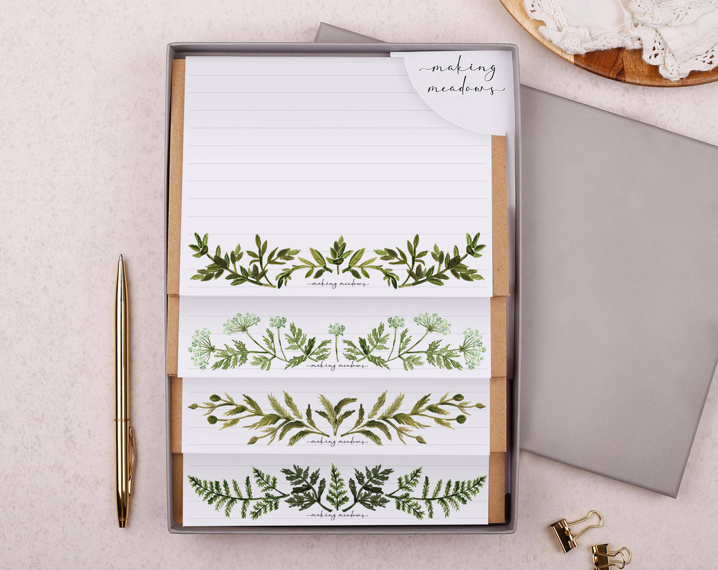 The Botanical Garden Writing Set