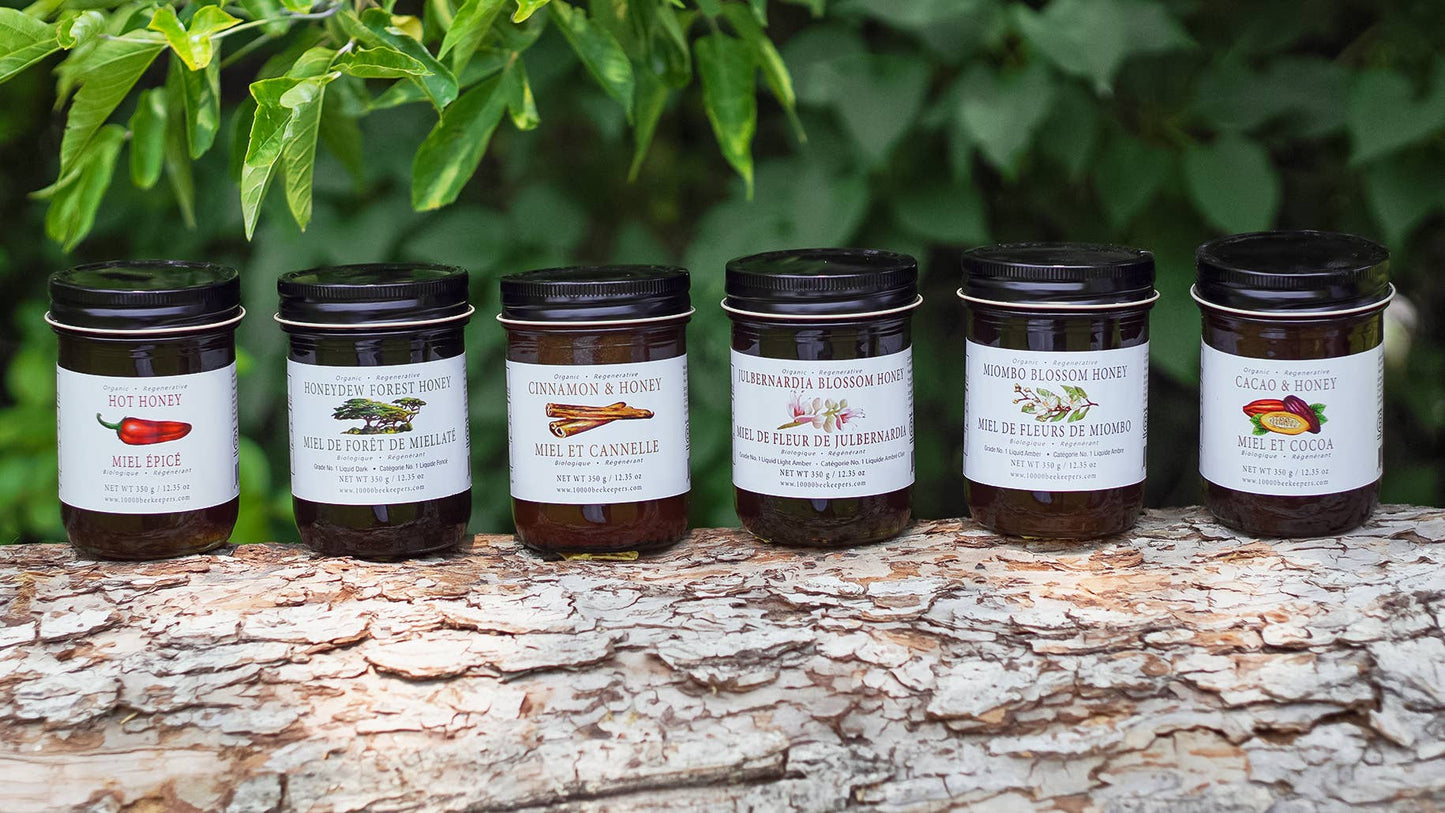 Wild Honey Gift Set: Honeydew Forest Honey + Hot Honey