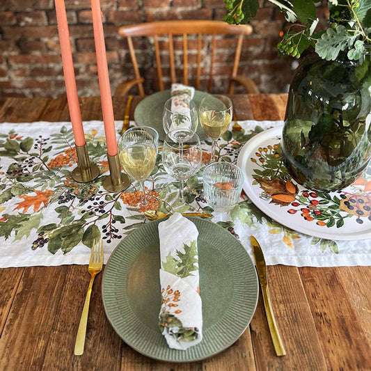 Autumn Linen Napkins – Set of 4