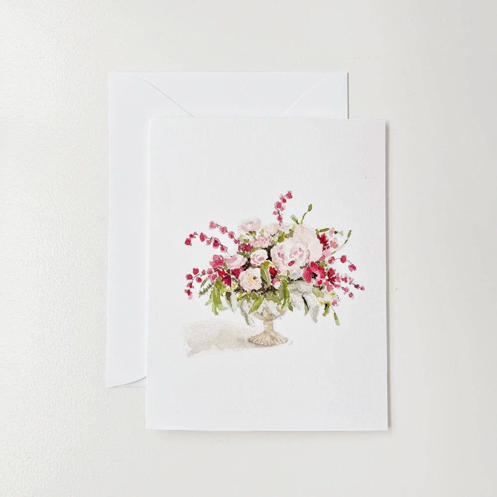 Pink Bouquet Notecard