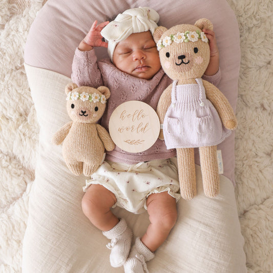 Baby Honey Bear Floral Crown