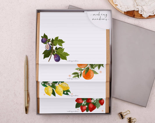 Garden Harvest Writing Set