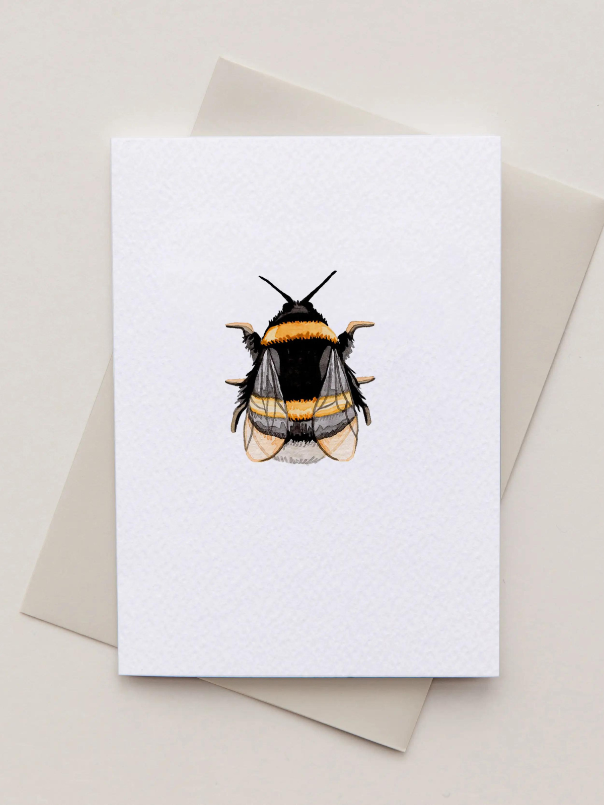 Bumble Bee Watercolour Sustainable Greetings Card