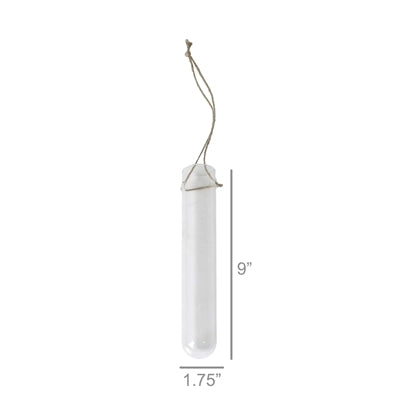 Hanging Glass Tube Vase Medium