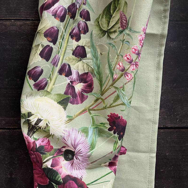 Blossom Garden Organic Cotton Tea Towel