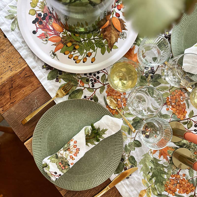 Autumn Linen Napkins – Set of 4