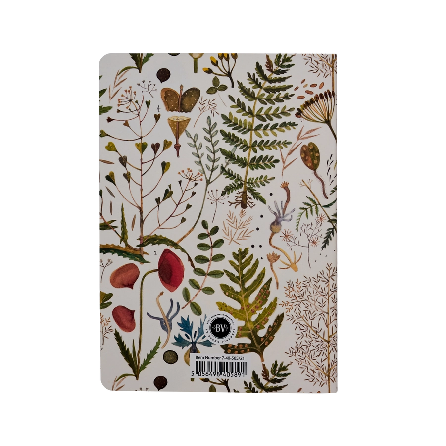 Greens and Flowers Notebook