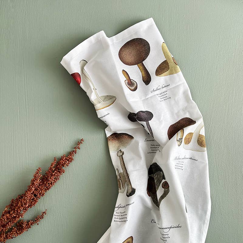 Organic Mushroom Tea Towel