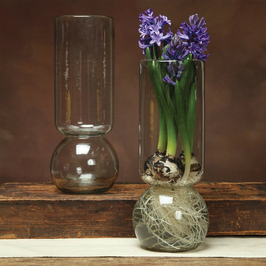 Bulb Vase Extra Tall Recycled Glass