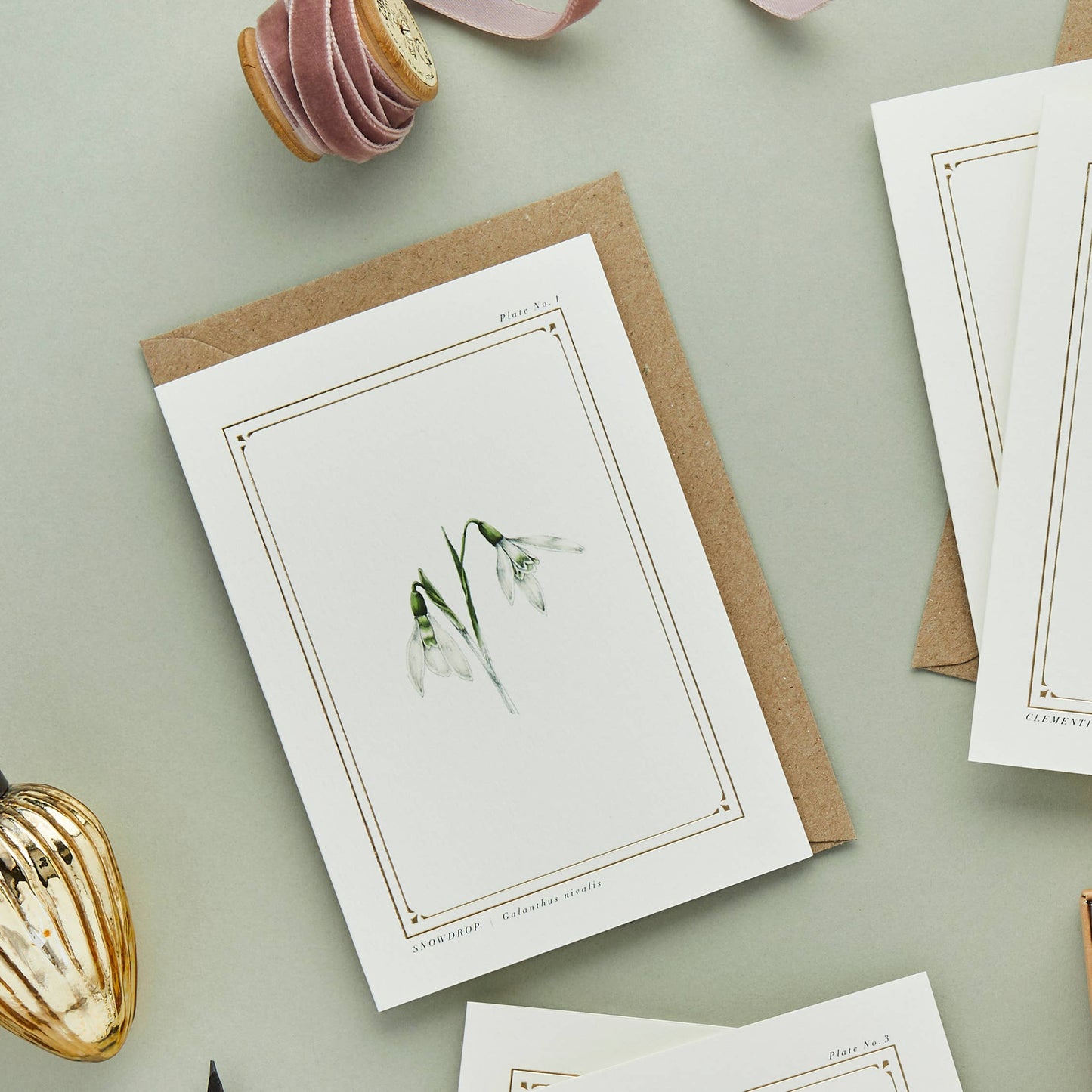 Snowdrop Greeting Card