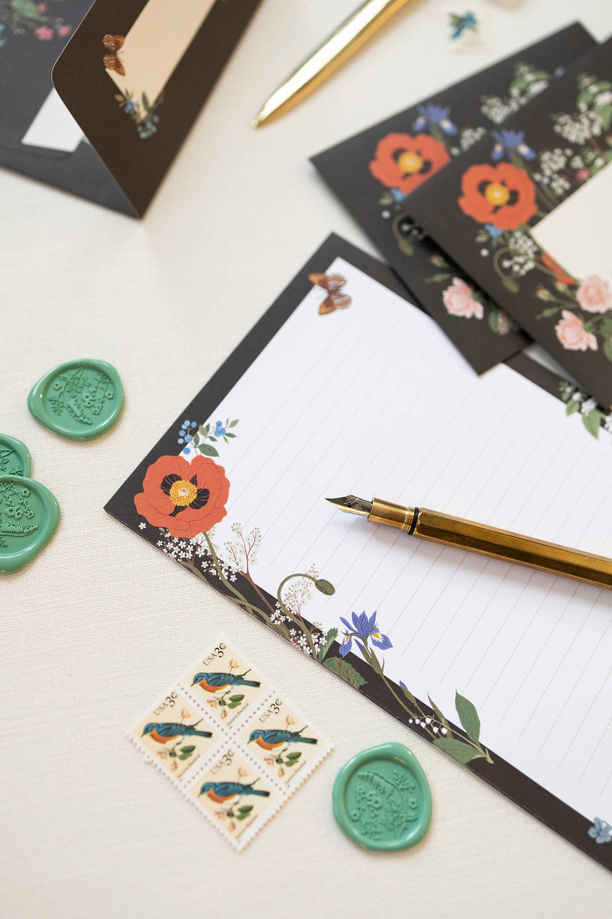 WILD FLOWERS / Letter Writing Set