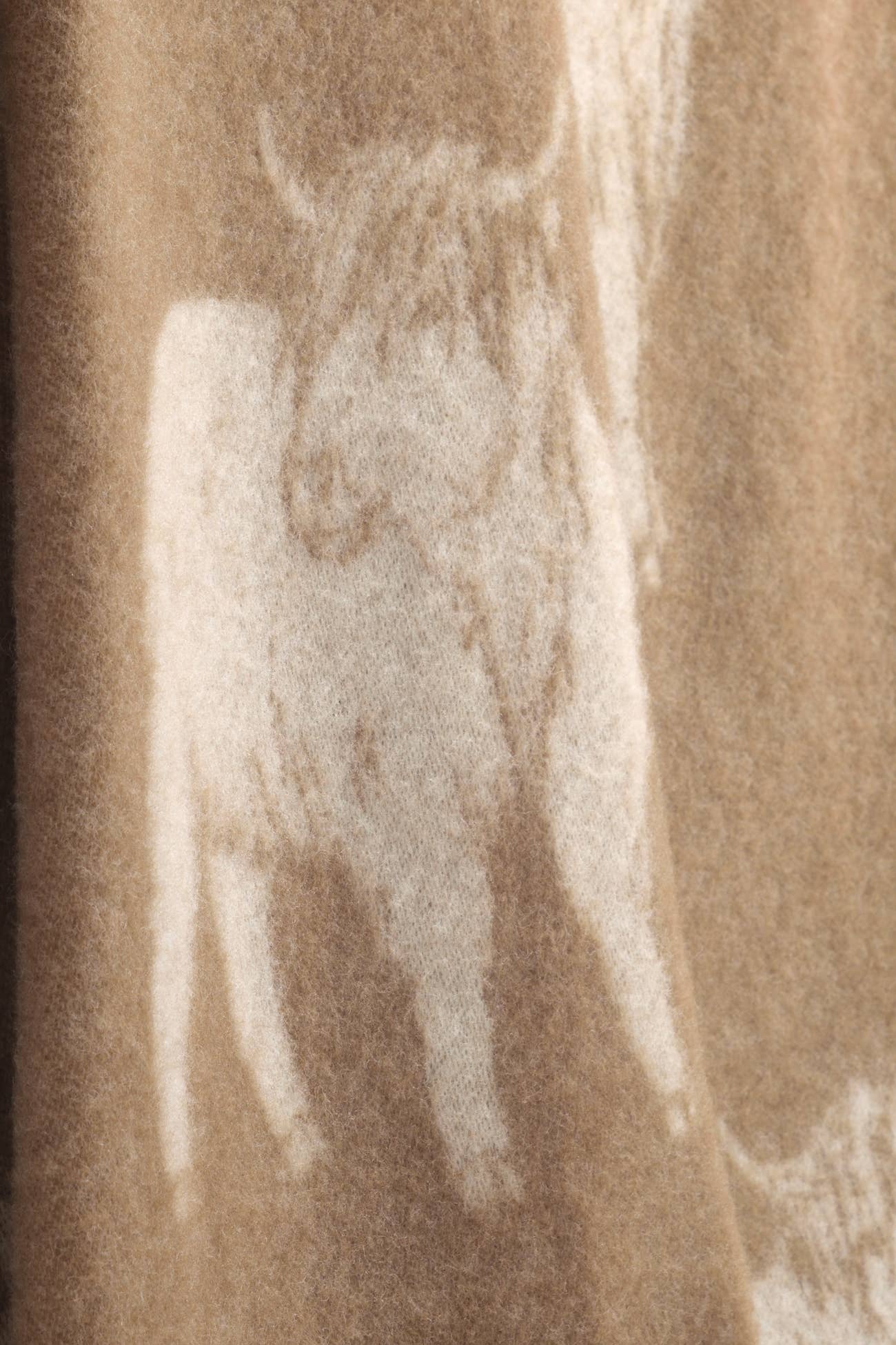 Highland Cow Brown Pure Wool Throw