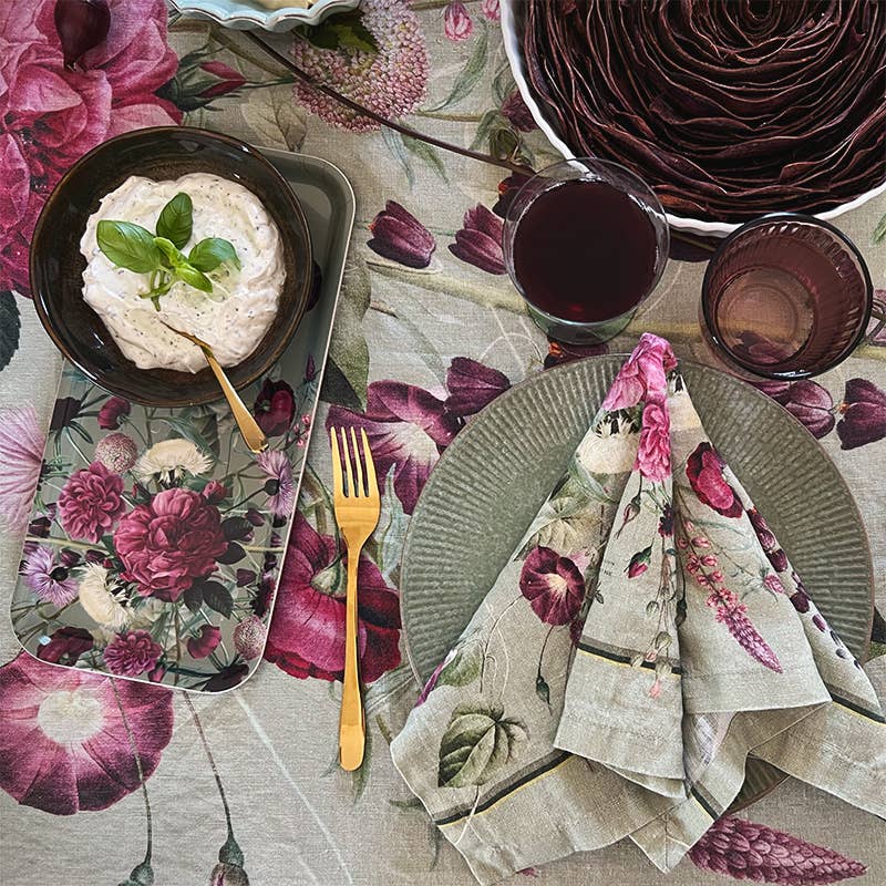 Blossom Garden linen napkins - Set of 4