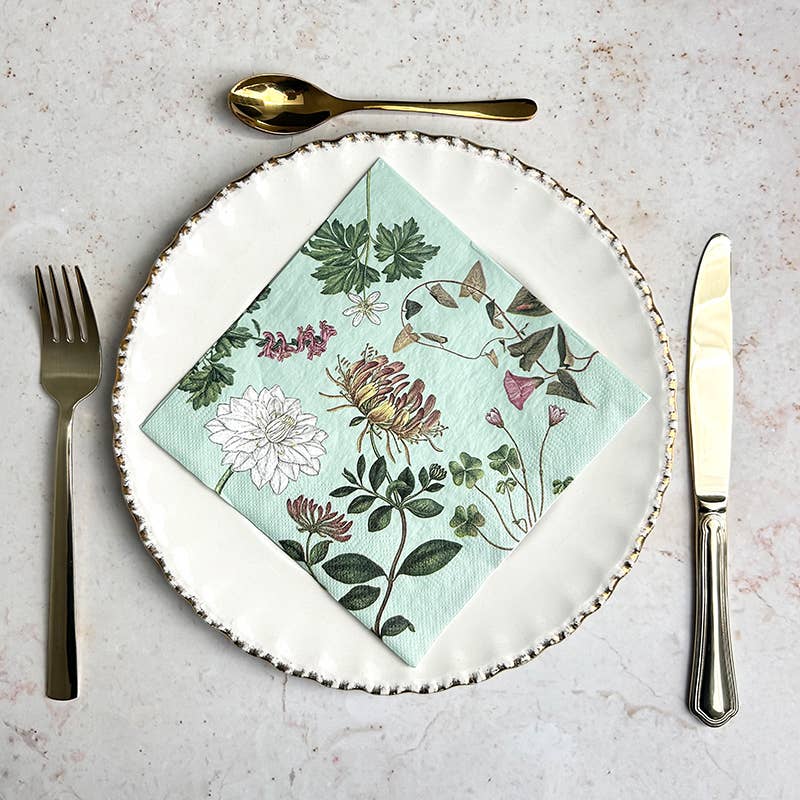 The Flora Danica Atlas Paper Napkins
