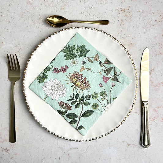 The Flora Danica Atlas Paper Napkins