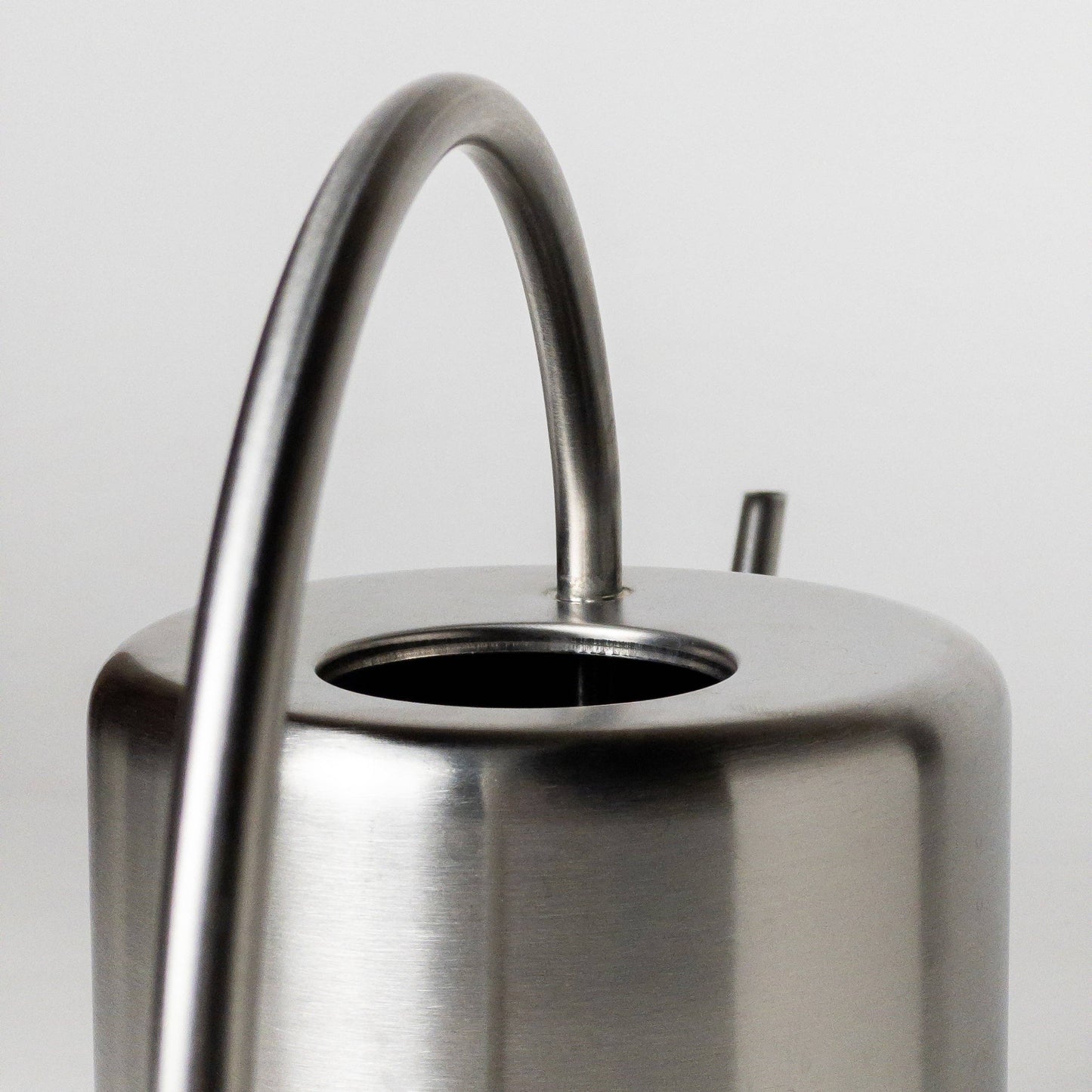 Stainless Steel Watering Can Silver 2L