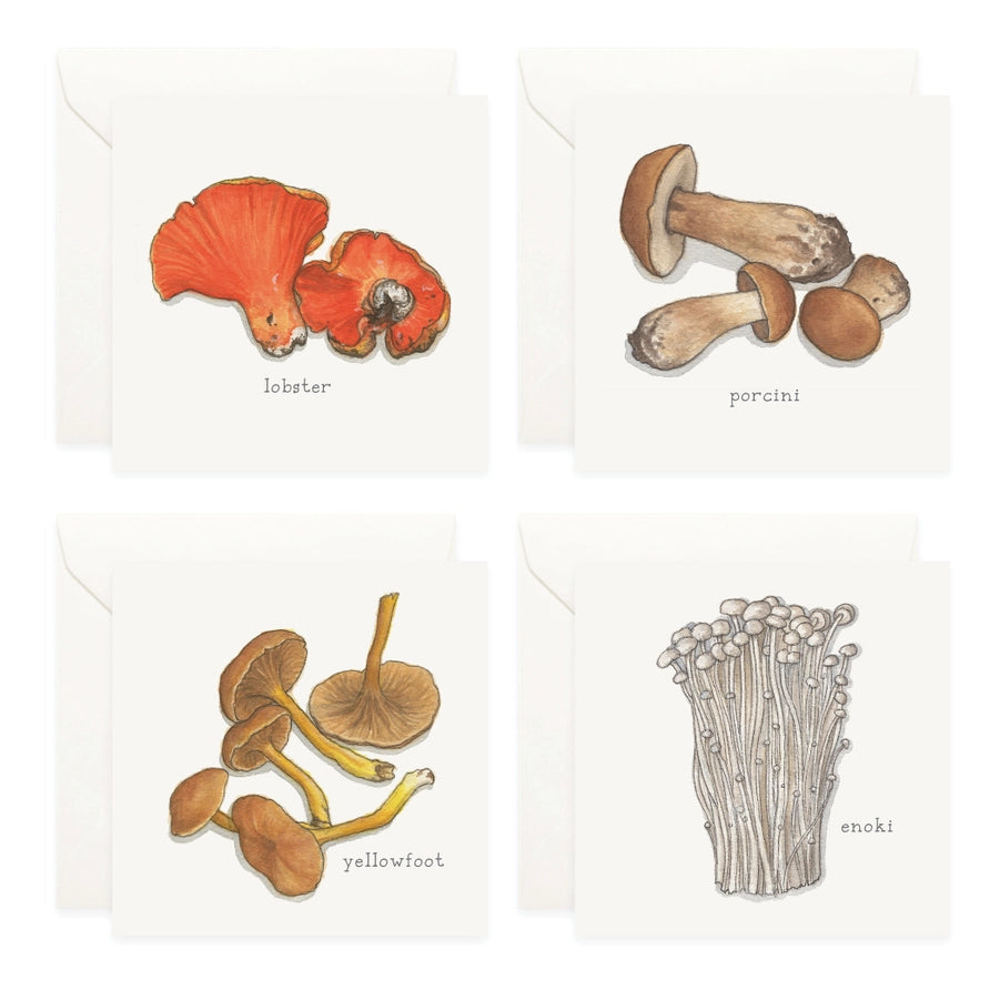 Mini Card Set Mushrooms