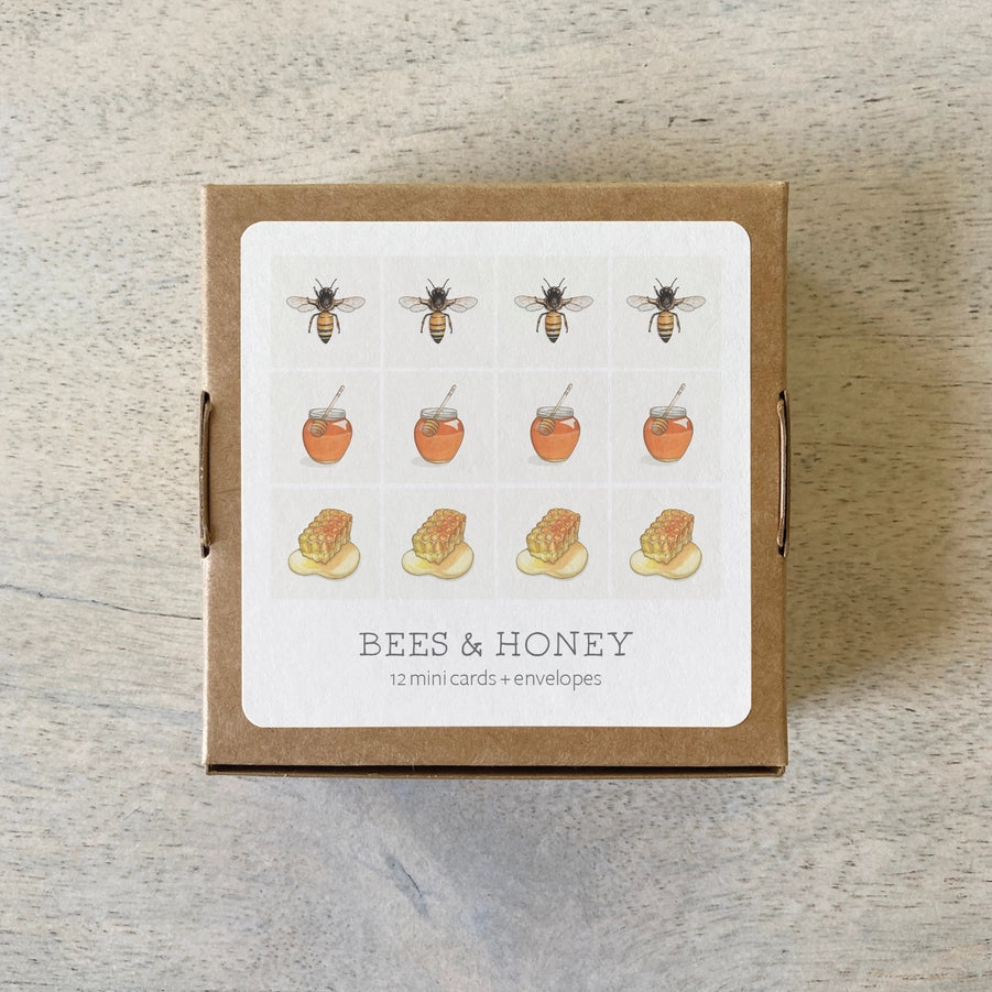 Mini Card Set Bees & Honey