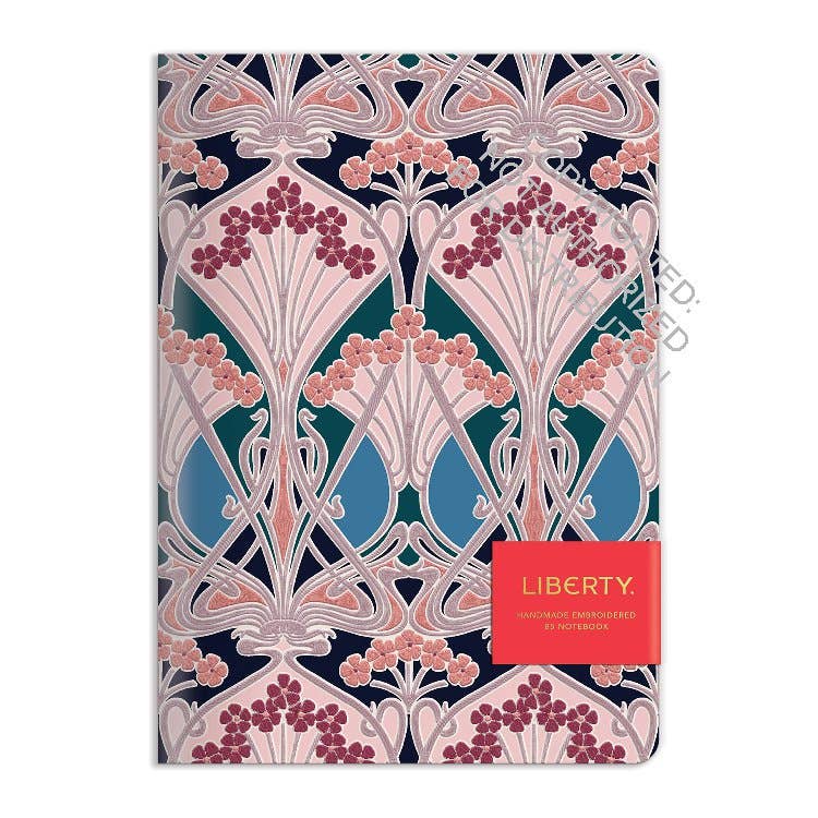 Liberty Ianthe Handmade B5 Embroidered Journal