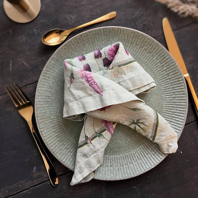 Blossom Garden linen napkins - Set of 4