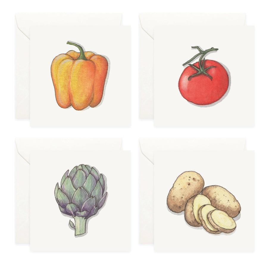 Mini Card Set Vegetables