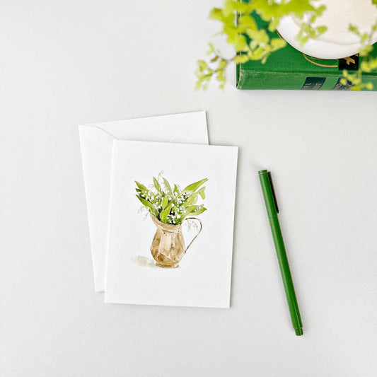 Lilly of the Valley notecard