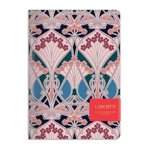 Liberty Ianthe Handmade B5 Embroidered Journal