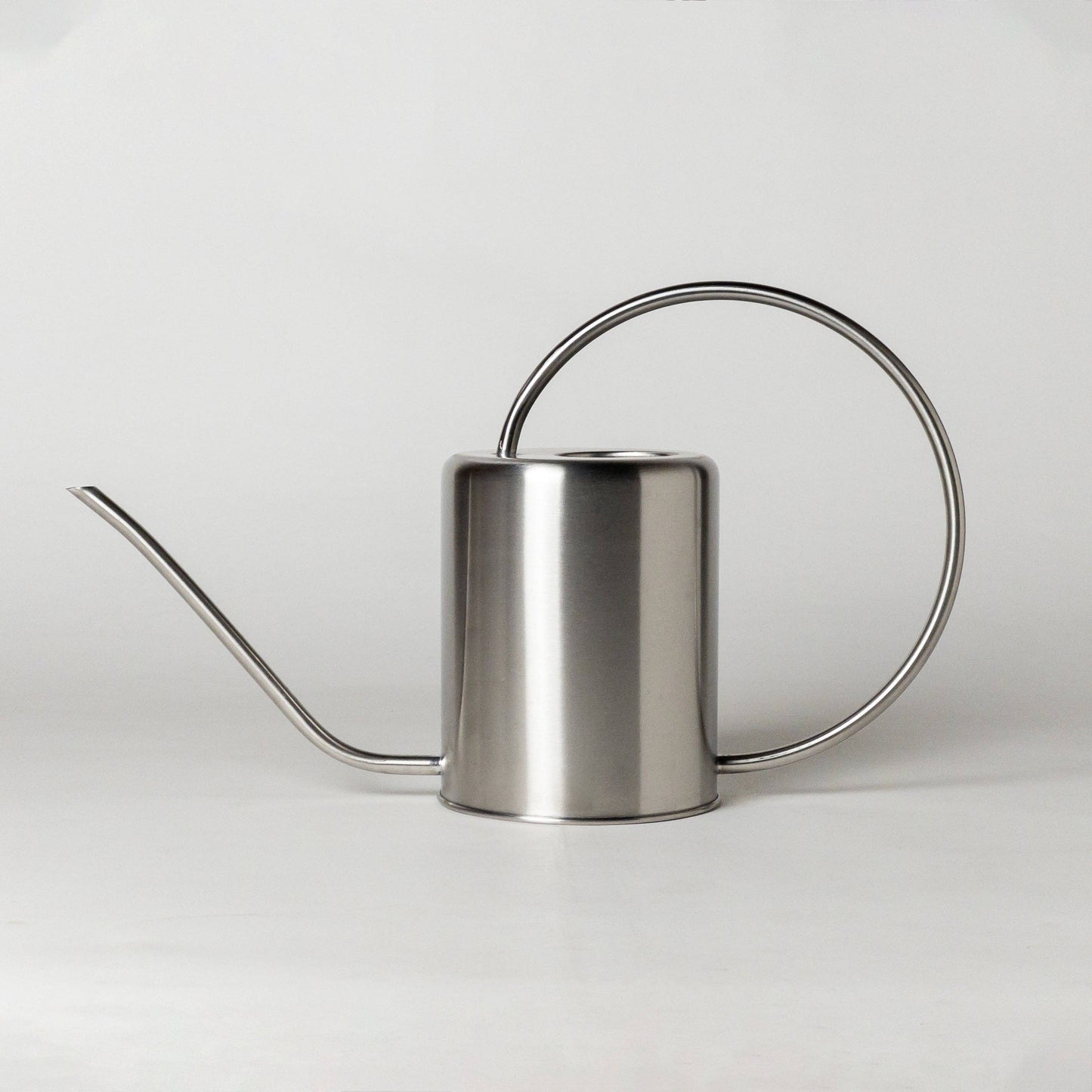 Stainless Steel Watering Can Silver 2L