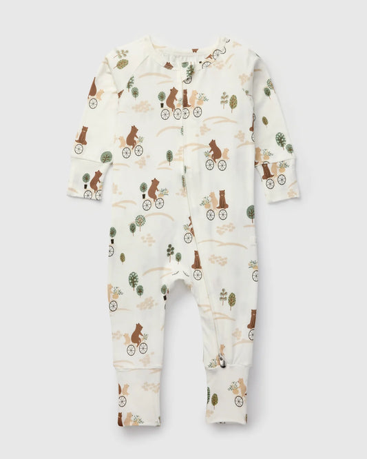 Baby Sleeper TENCEL™ - Bears on Bikes
