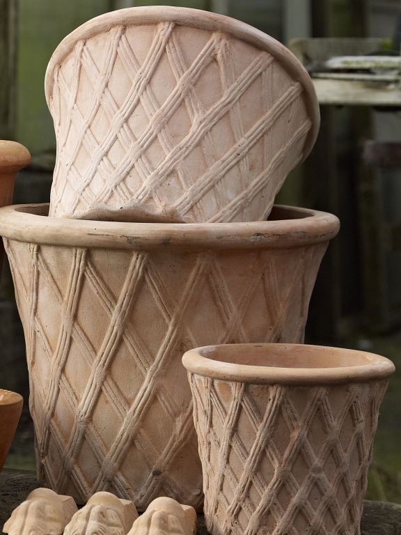 Harlequin Terracotta Pot