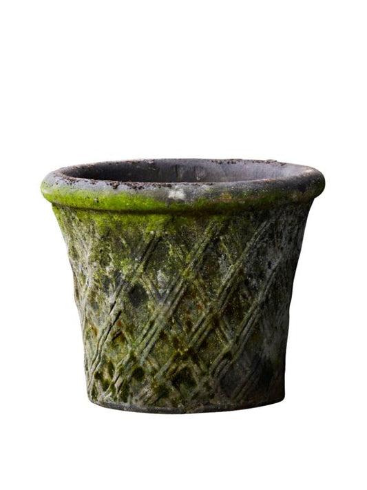 Harlequin Black Patina Pot